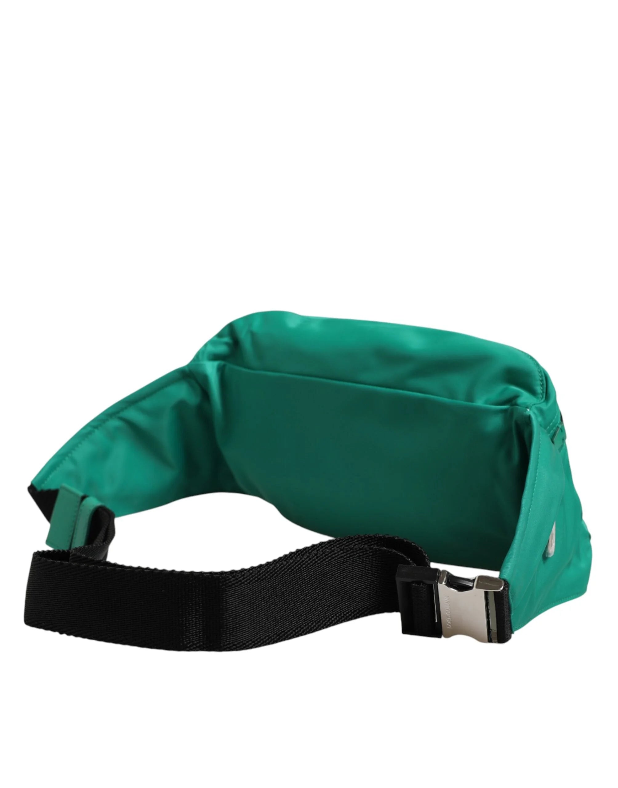 Dolce & Gabbana Green Logo Plaque Nylon Waist Fanny Pack Men’s Borse Bag - Fanny Packs
