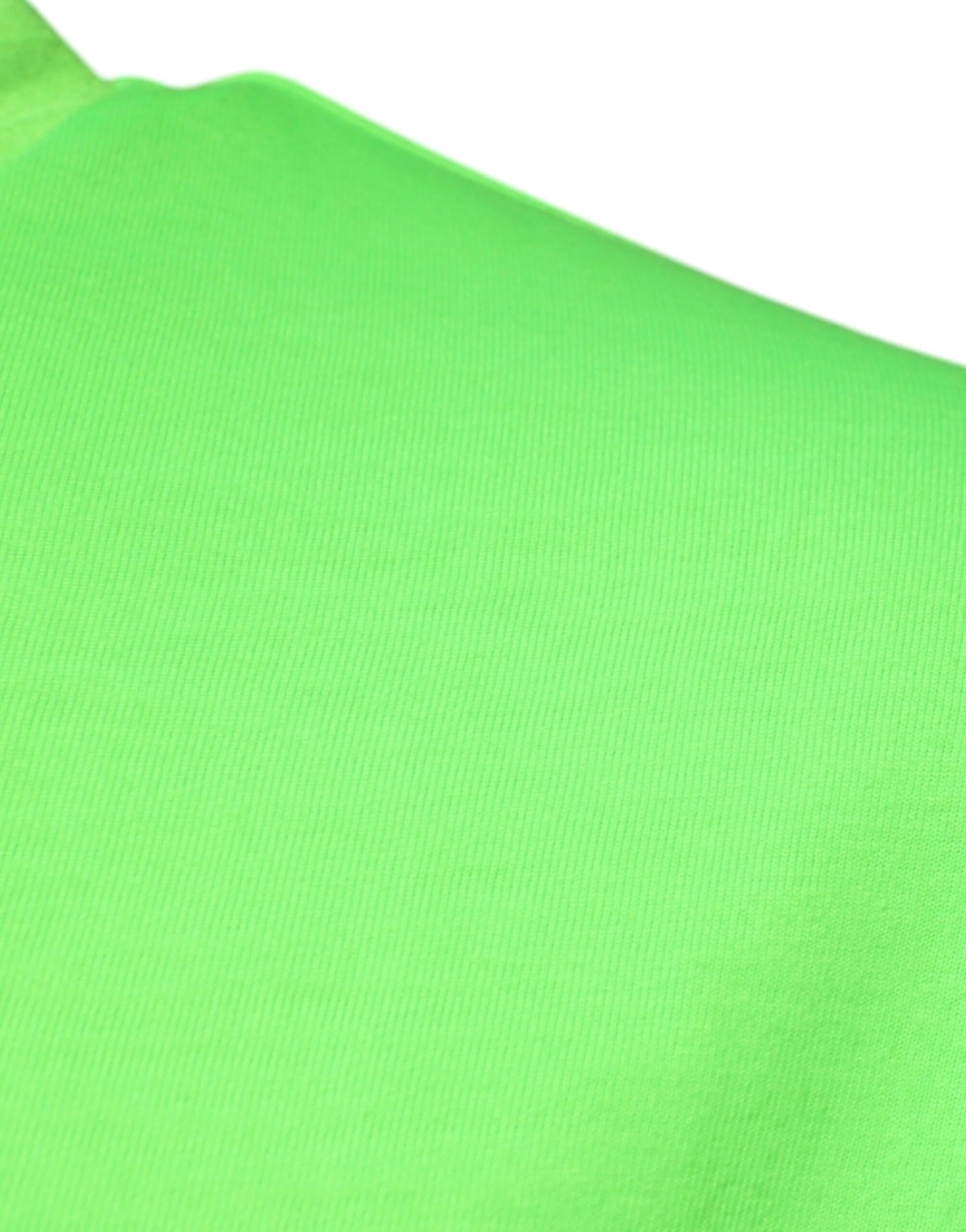 Dolce & Gabbana Green Logo Polyester Crew Neck T-shirt - IT44 | XS - T-Shirts