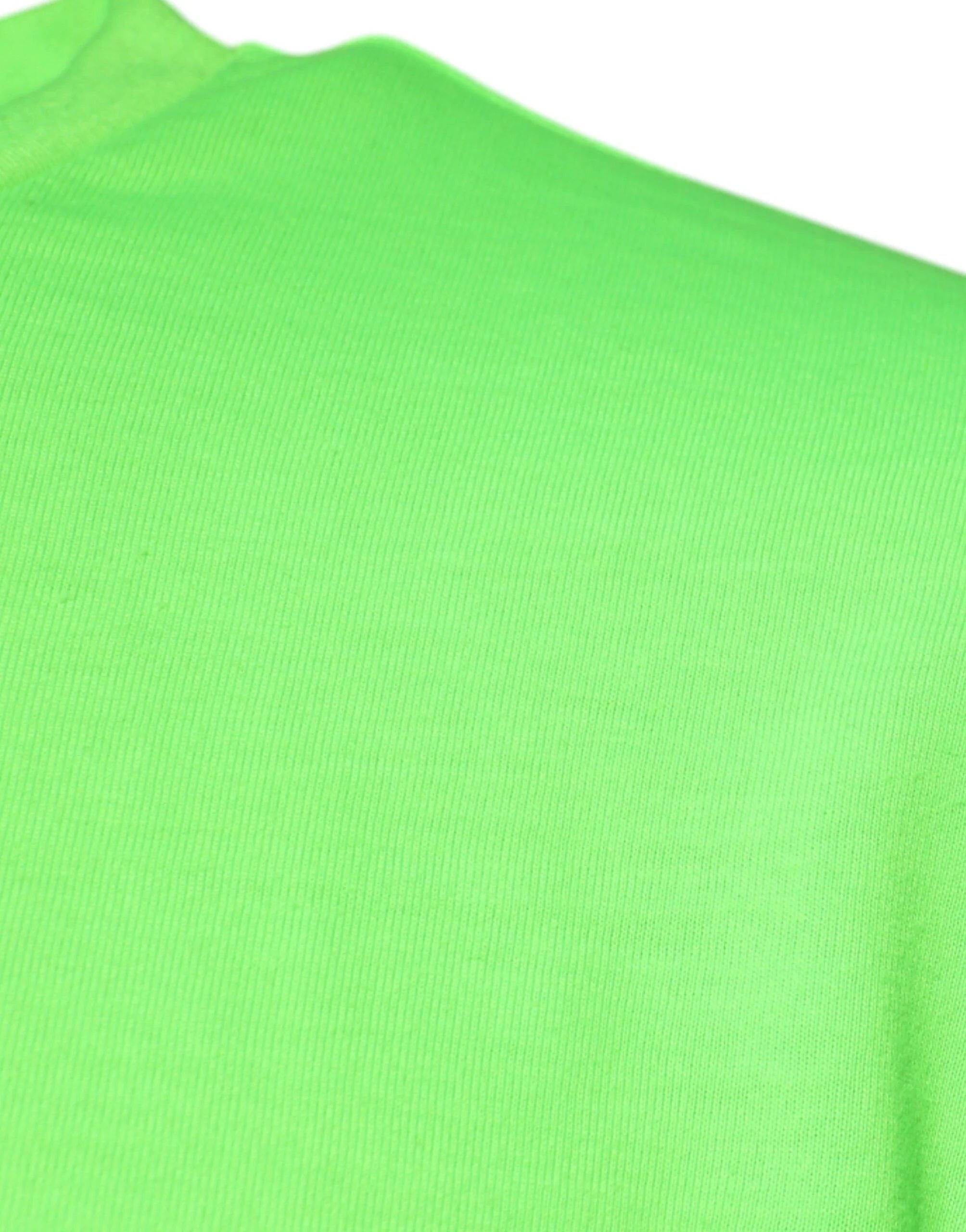 Dolce & Gabbana Green Logo Polyester Crew Neck T-shirt - IT48 | M - T-Shirts