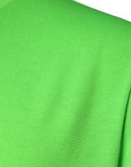 Dolce & Gabbana Green Logo Round Neck Short Sleeves T-shirt - IT48 | M - T-Shirts