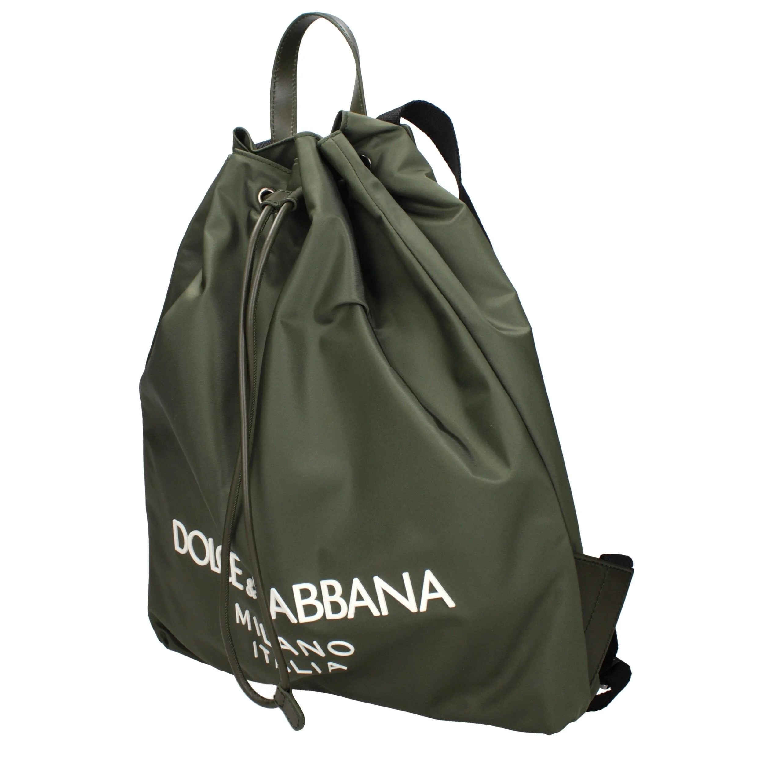 Dolce & Gabbana Zelený nylonový batoh - Batohy