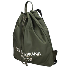 Dolce & Gabbana Zelený nylonový batoh - Batohy