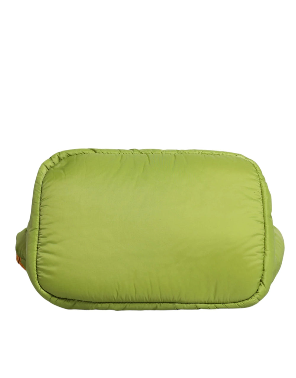 Dolce & Gabbana Green Nylon Padded Logo Plaque Tote Crossbody Bag - Cross Body Bags