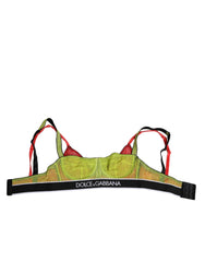 Dolce & Gabbana Green Nylon Soft Cup Balconnet Bra Underwear - IT2 | S - Bras