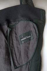 Dolce & Gabbana Green Perforated Leather Bomber Jacket - Bomber Jackets