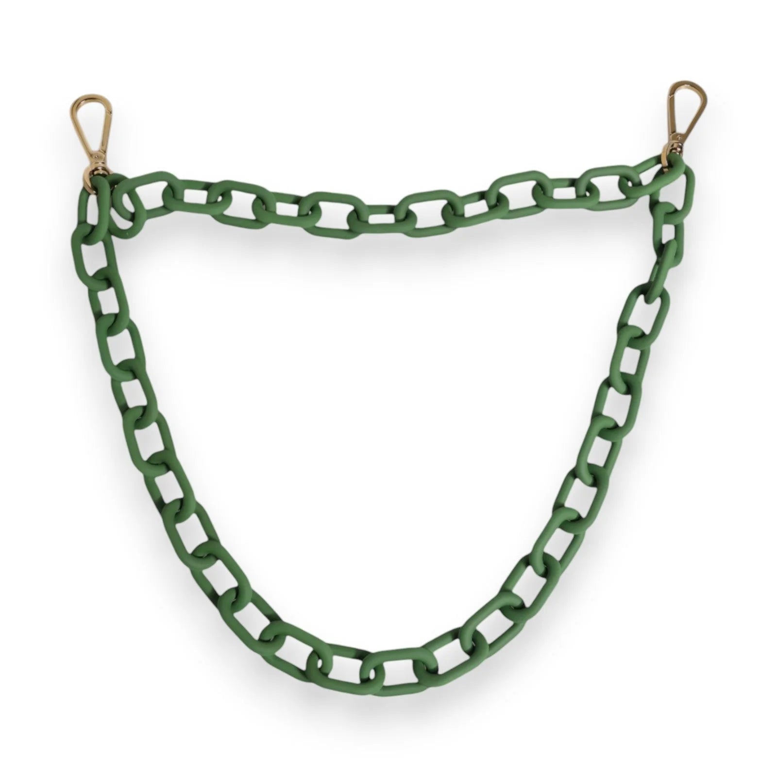 Dolce & Gabbana Green Plexy Acrylic Chunky Gold Hardware Wallet Chain - Wallet Chains