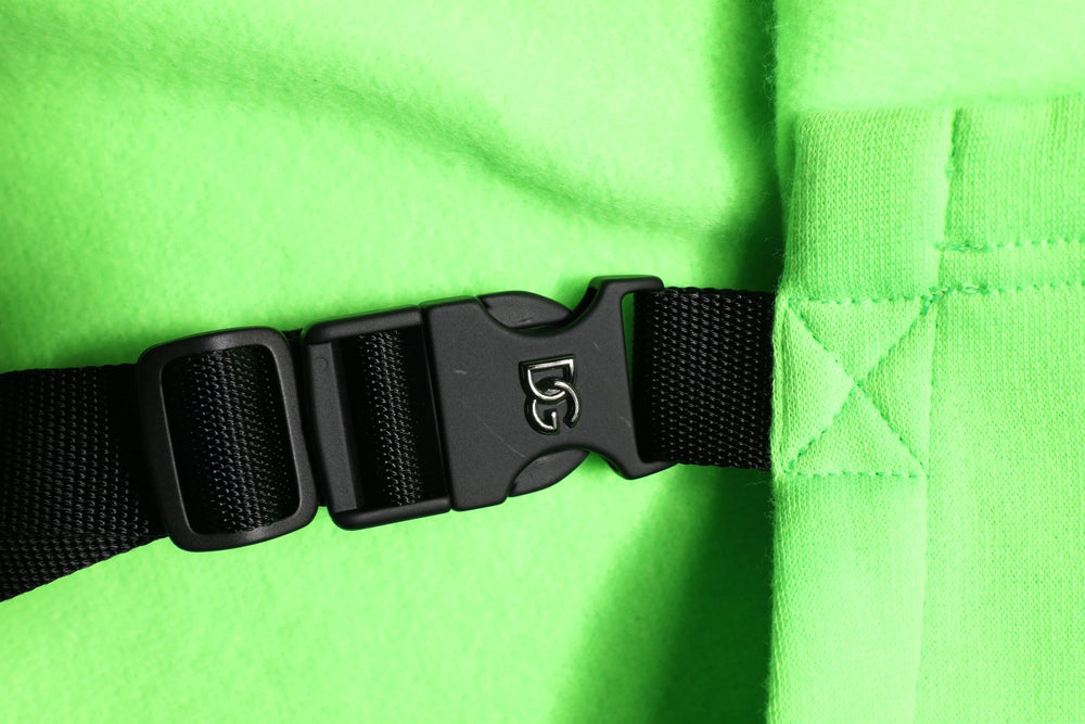 Dolce & Gabbana Green Polyester Hooded Sportswear Vest Sweater - Hoodies