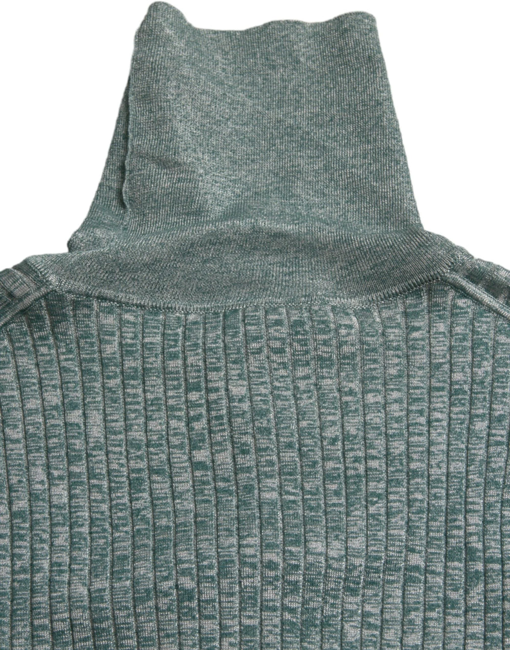 Dolce & Gabbana Green Polyester Turtleneck Pullover Sweater - IT48 | M - Sweaters