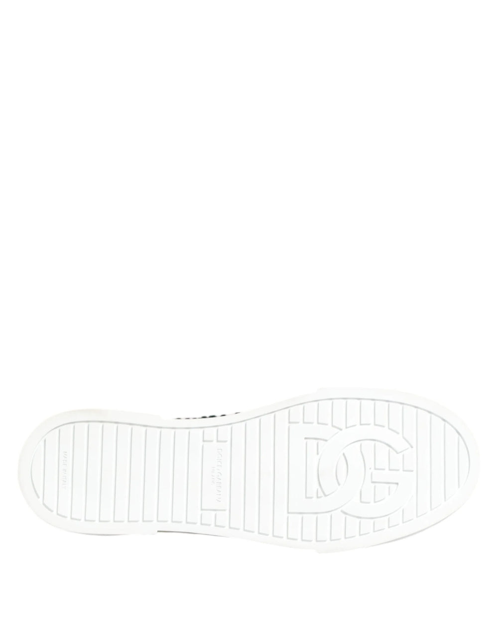 Dolce & Gabbana Green Portofino Crystal DG Logo Sneakers Shoes - Sneakers