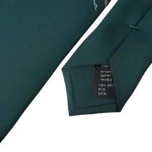 Dolce & Gabbana Green Printed 100% Silk Adjustable Men Tie - Neckties