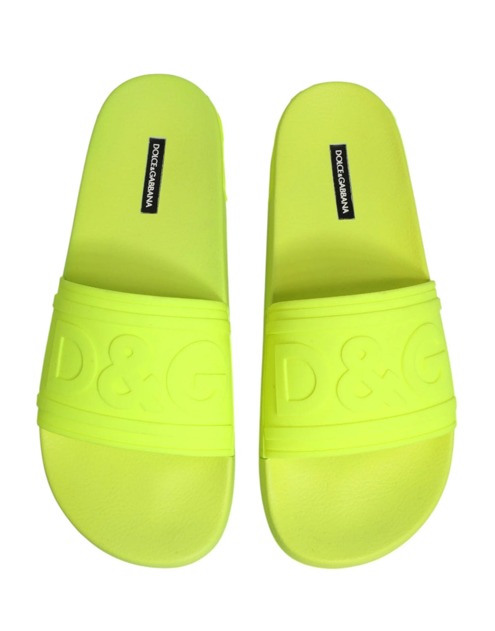 Dolce & Gabbana Πράσινα Σανδάλια Slides από Καουτσούκ Beachwear Παπούτσια - EU44/US11