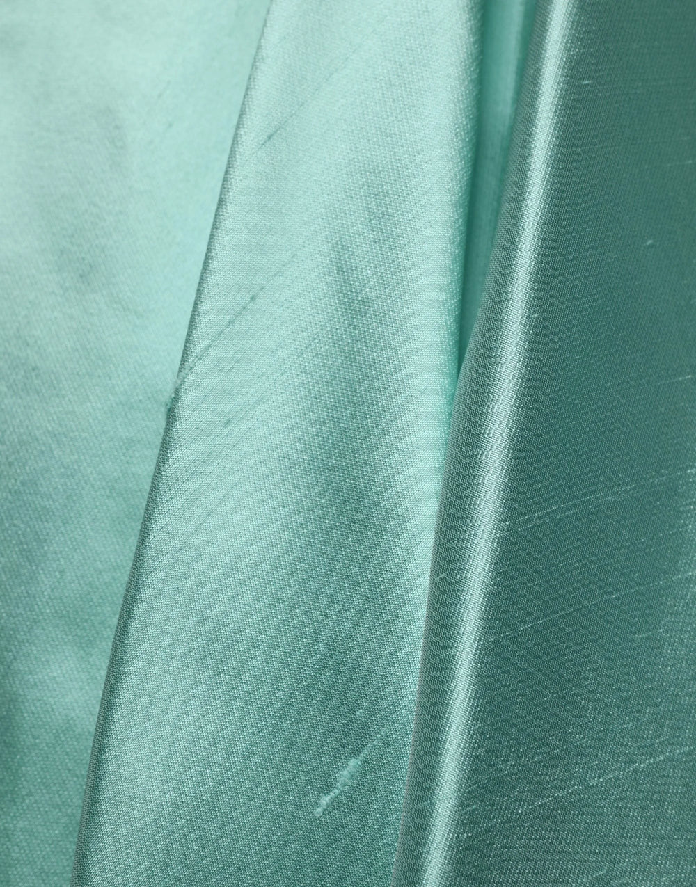 Dolce & Gabbana Green Satin High-Waisted Pleated A-line Midi Skirt