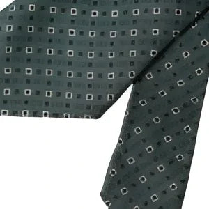 Dolce & Gabbana Green Silk Branded Logo Adjustable Men Tie - Neckties