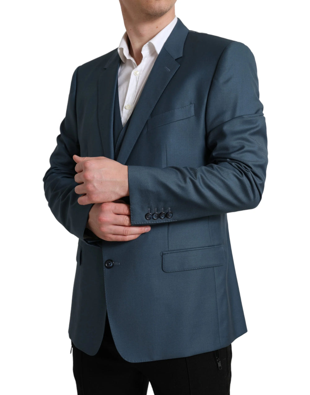 Dolce & Gabbana Green Single Breasted 2 Piece MARTINI Suit - IT56 | XL - Sport Jackets