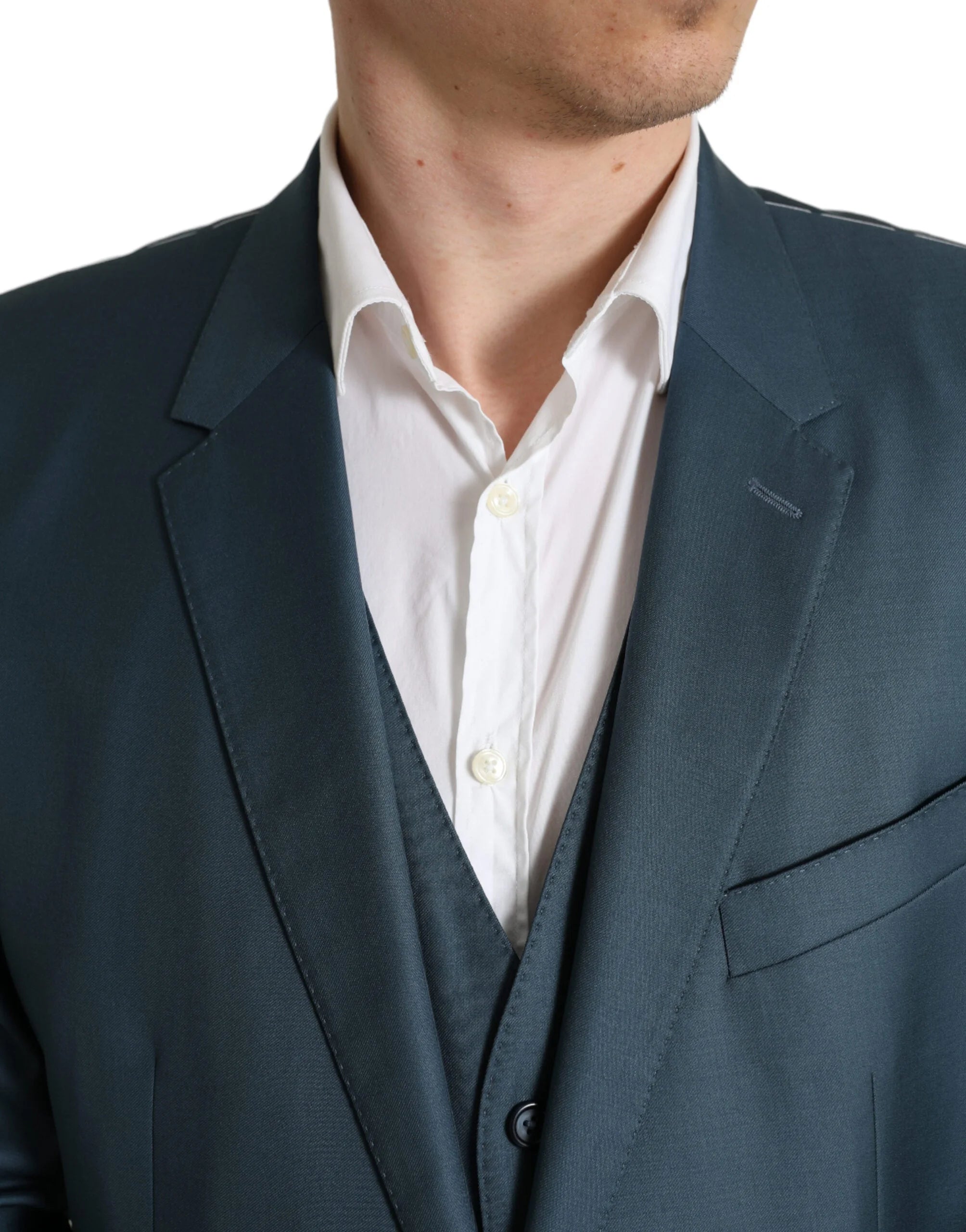 Dolce & Gabbana Green Single Breasted 2 Piece MARTINI Suit - IT56 | XL - Sport Jackets