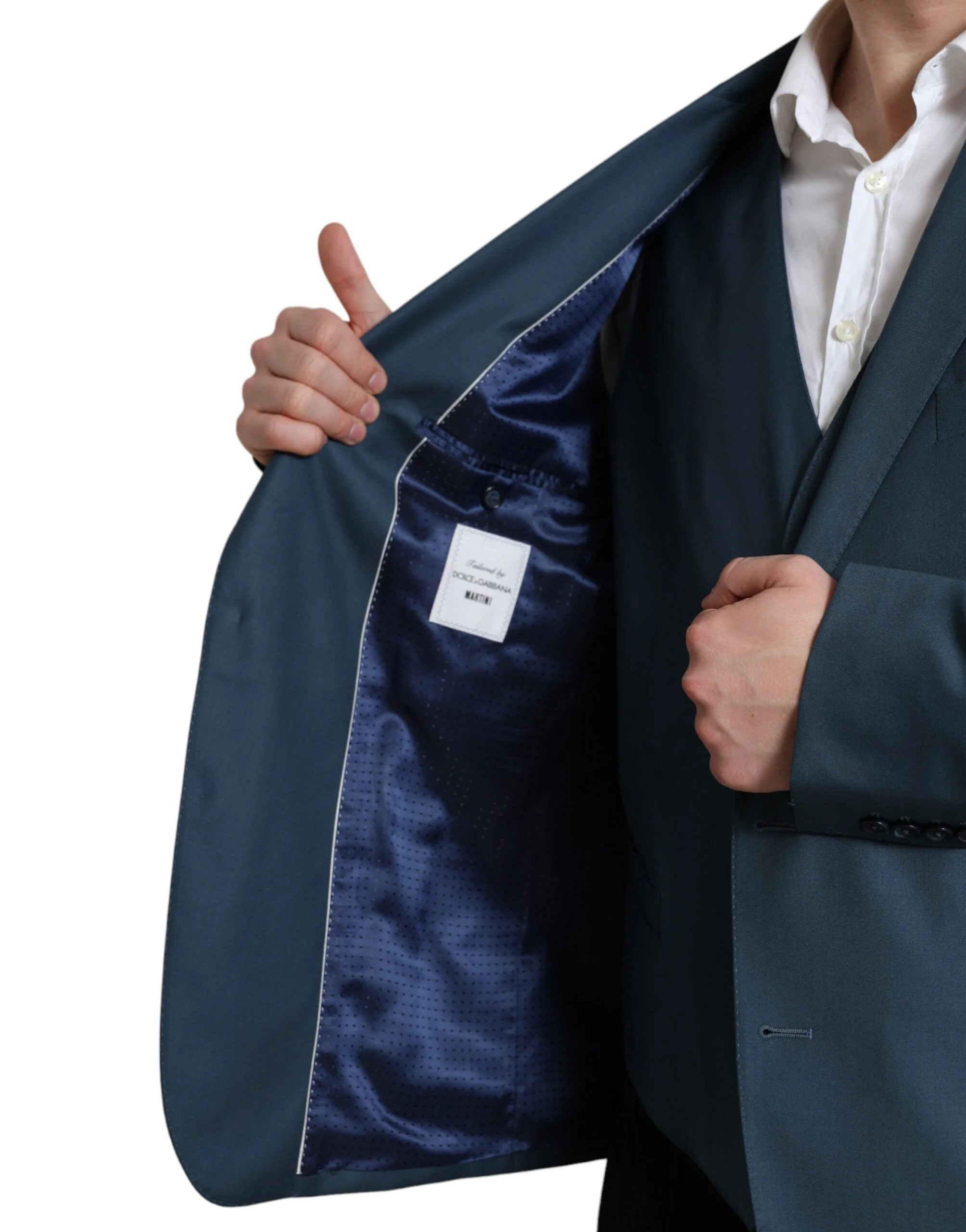 Dolce & Gabbana Green Single Breasted 2 Piece MARTINI Suit - IT56 | XL - Sport Jackets