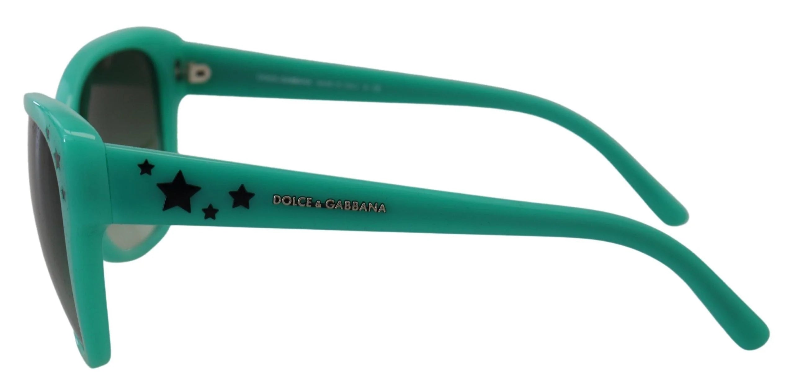Dolce & Gabbana Green Stars Acetate Square Shades DG4124 Sunglasses - Sunglasses