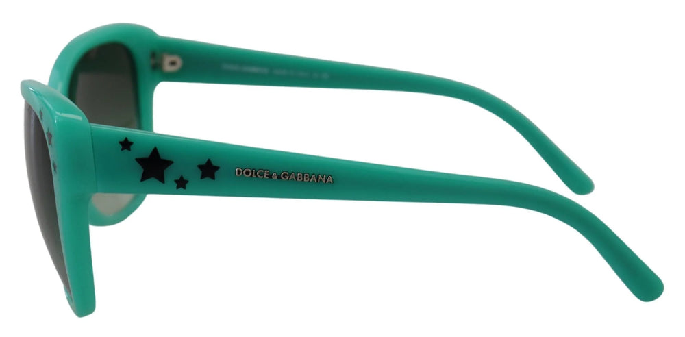 Dolce & Gabbana Green Stars Acetate Square Shades DG4124 Sunglasses - Sunglasses
