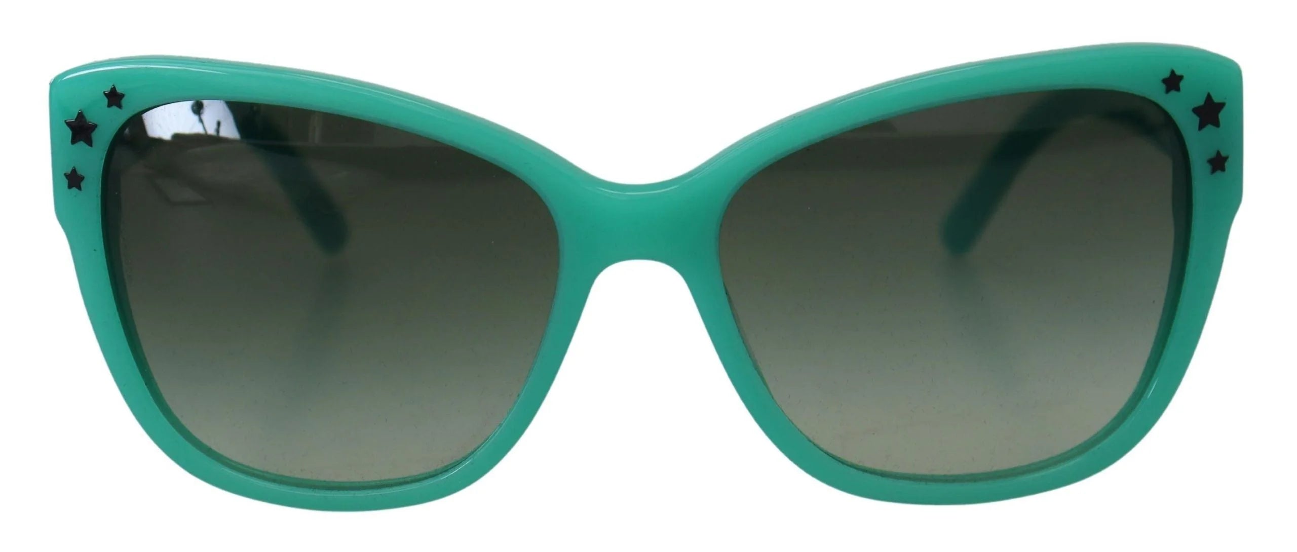 Dolce & Gabbana Green Stars Acetate Square Shades DG4124 Sunglasses - Sunglasses