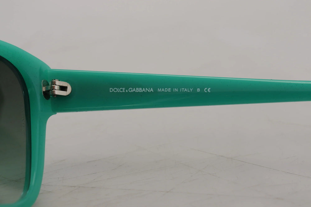 Dolce & Gabbana Green Stars Acetate Square Shades DG4124 Sunglasses - Sunglasses