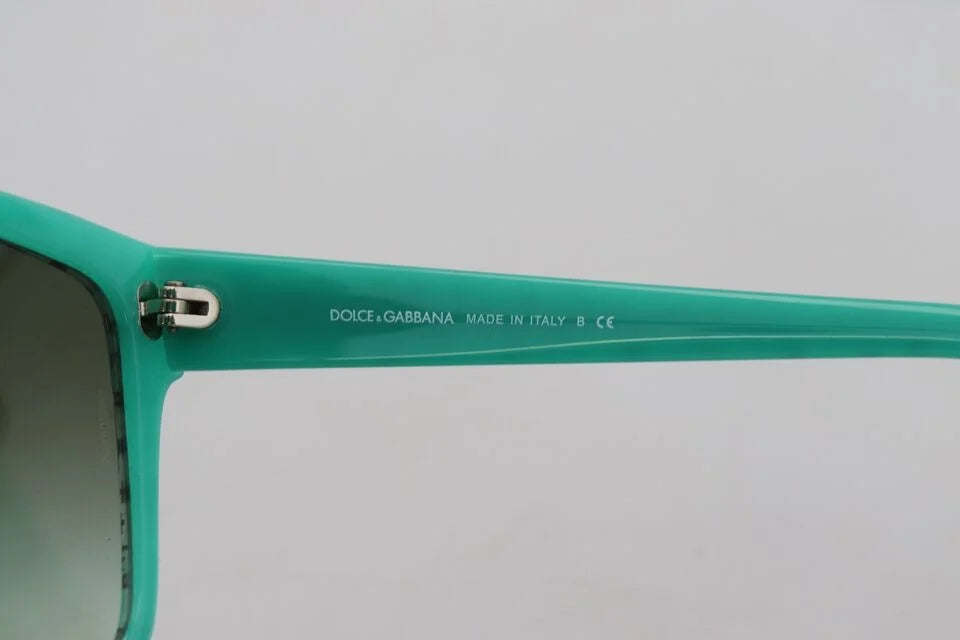 Dolce & Gabbana Green Stars Acetate Square Shades Sunglasses - Sunglasses