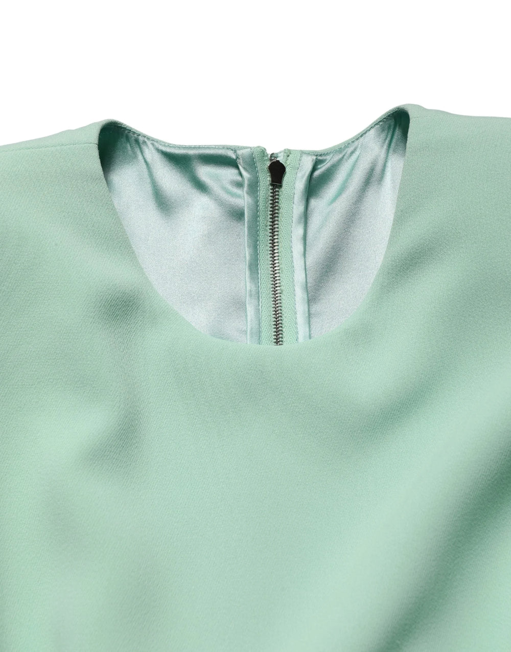 Dolce & Gabbana Green Viscose Long Sleeves Long Gown Dress - IT40|S