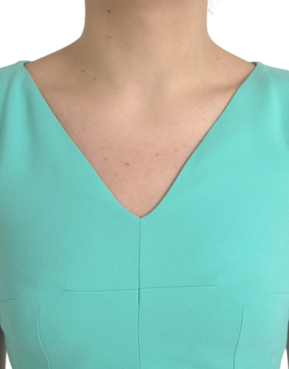 Dolce & Gabbana Green Viscose Sleeveless Bodycon Midi Dress - IT38 | XS - Dresses