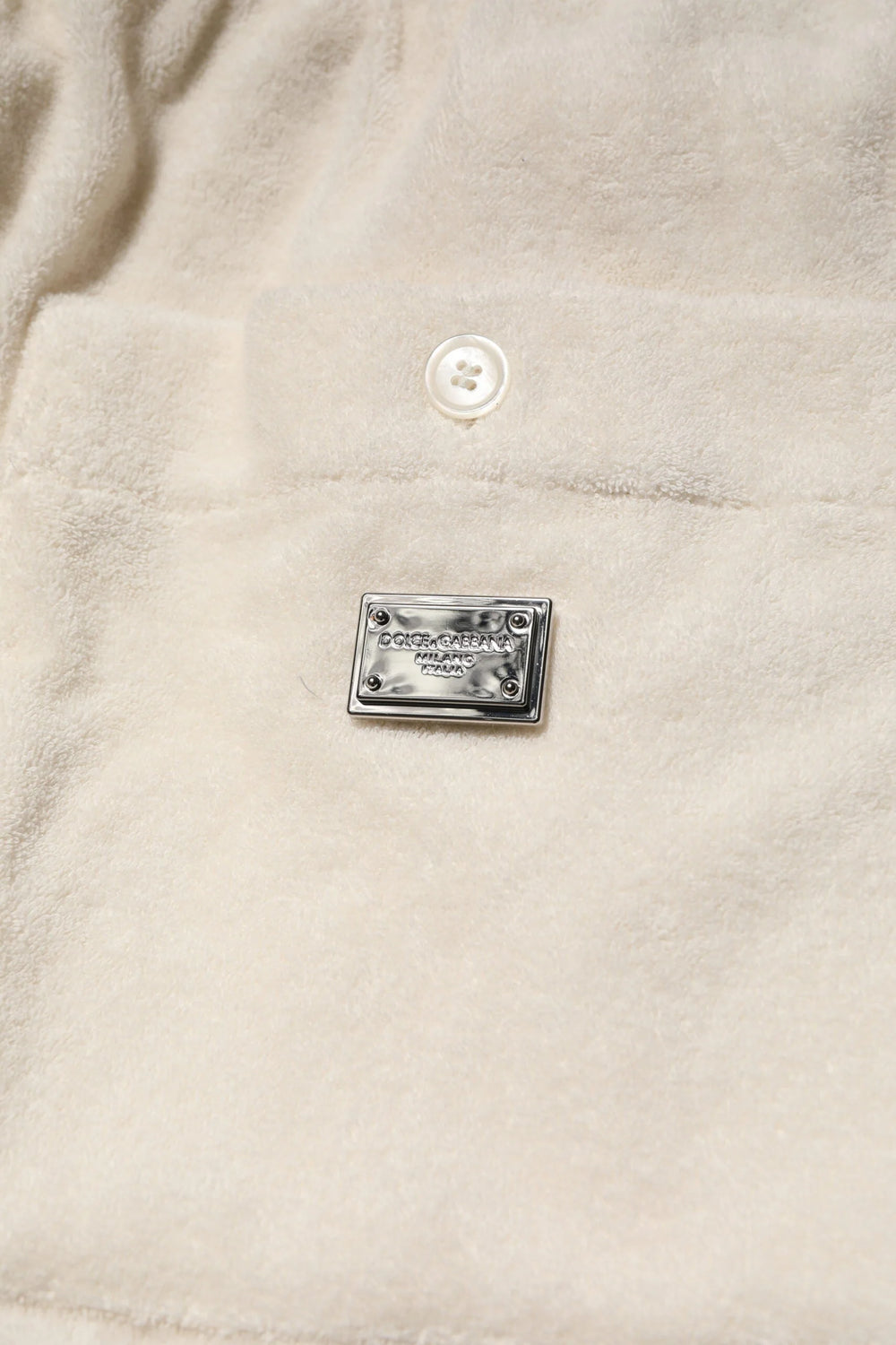 Dolce & Gabbana Ivory Cotton Men Bermuda Sweatshorts Shorts - IT60 | 3XL - Bermudas