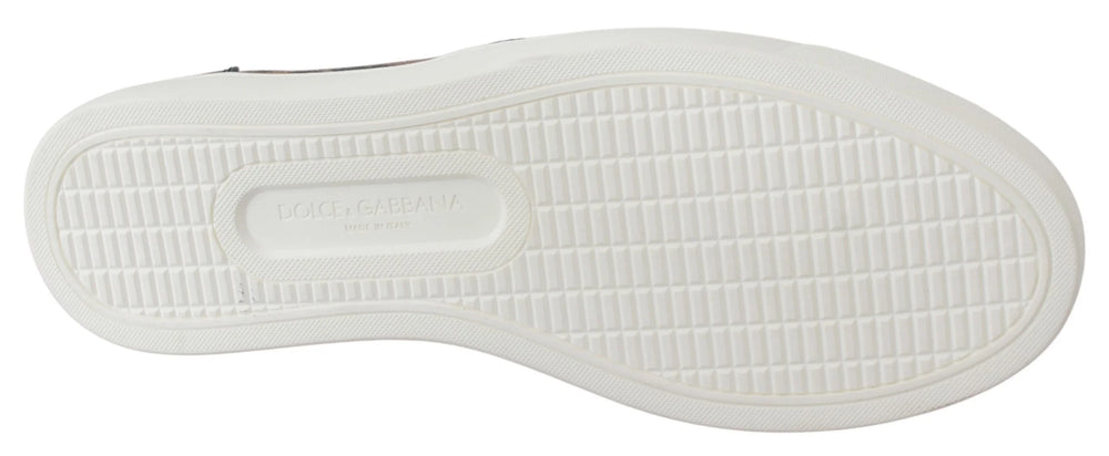 Dolce & Gabbana Leather Leopard #dgfamily Loafers Shoes - Sneakers