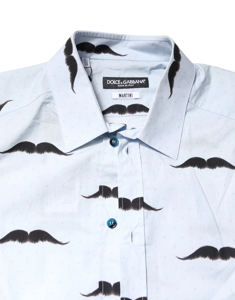 Dolce & Gabbana Light Blue Cotton MARTINI Formal Dress Shirt - Shirts