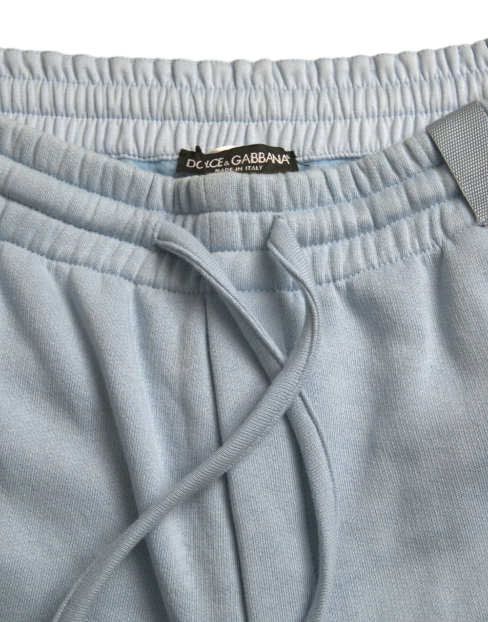 Dolce & Gabbana Light Blue Cotton Sweatpants Men Jogger Pants - IT48 | M - Joggers