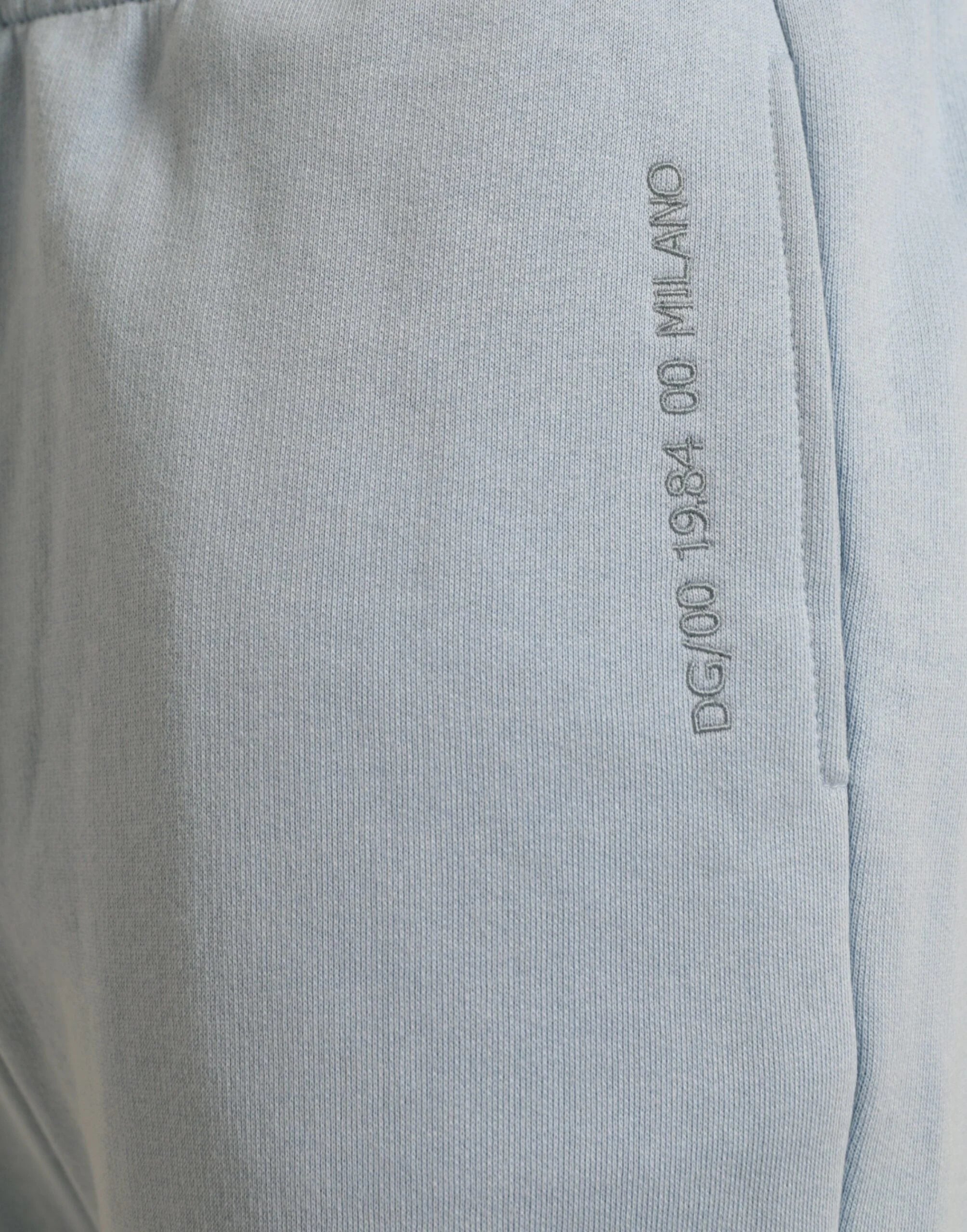 Dolce & Gabbana Light Blue Cotton Sweatpants Men Jogger Pants - IT48 | M - Joggers