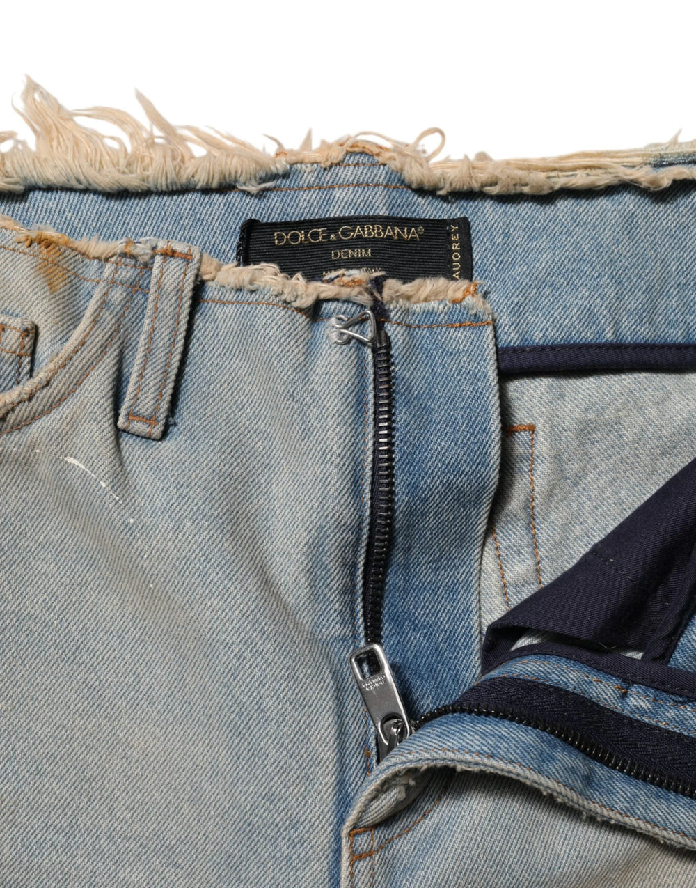 Dolce & Gabbana Light Blue High Waist Skinny Denim Jeans - IT40|S - Jeans