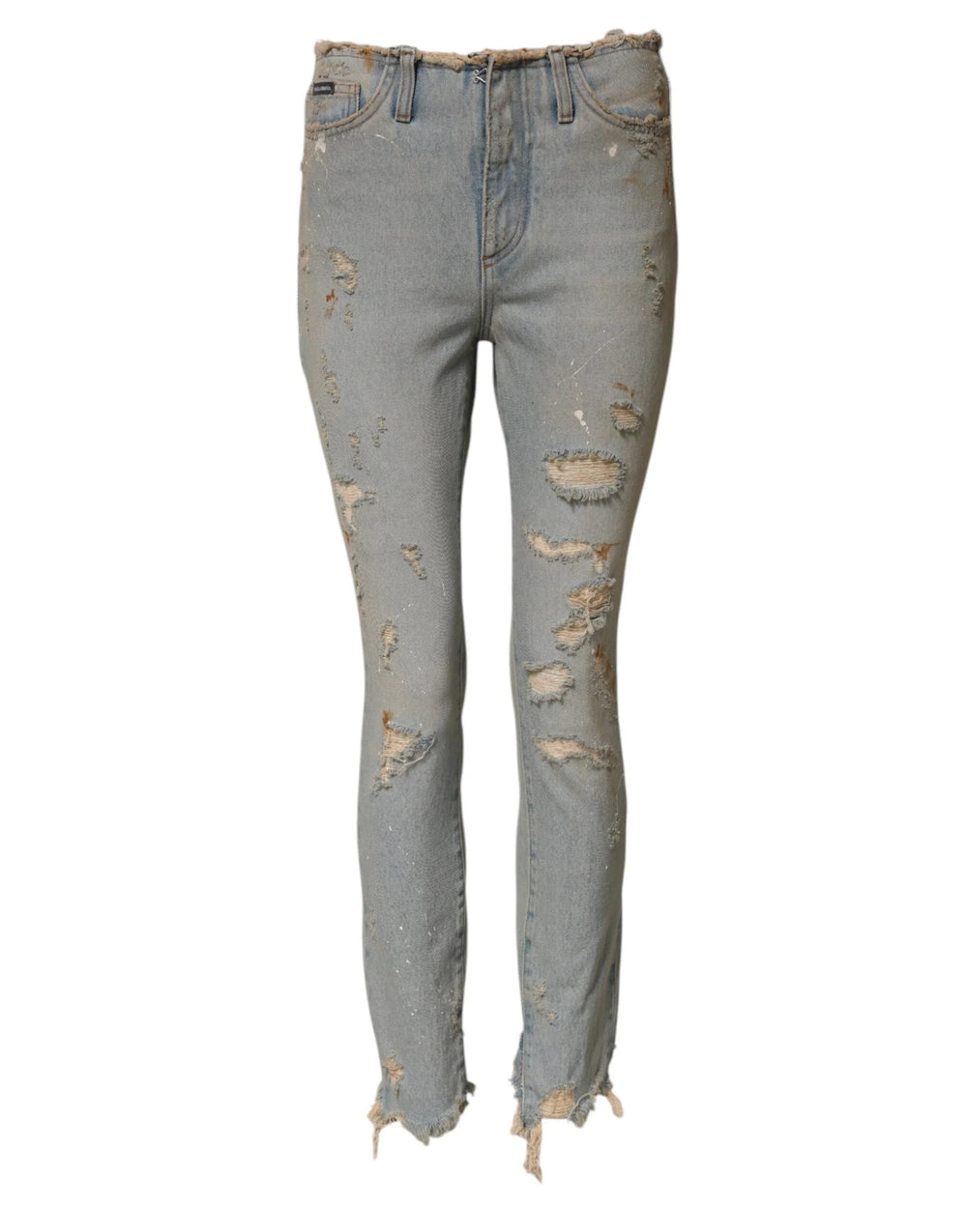 Dolce & Gabbana Light Blue High Waist Skinny Denim Jeans - IT40|S - Jeans