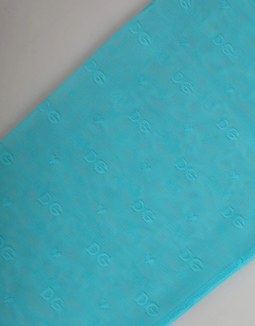 Dolce & Gabbana Light Blue Logo Lace Tight Midi Trouser Underwear - IT2 | S - Women’s Underpants