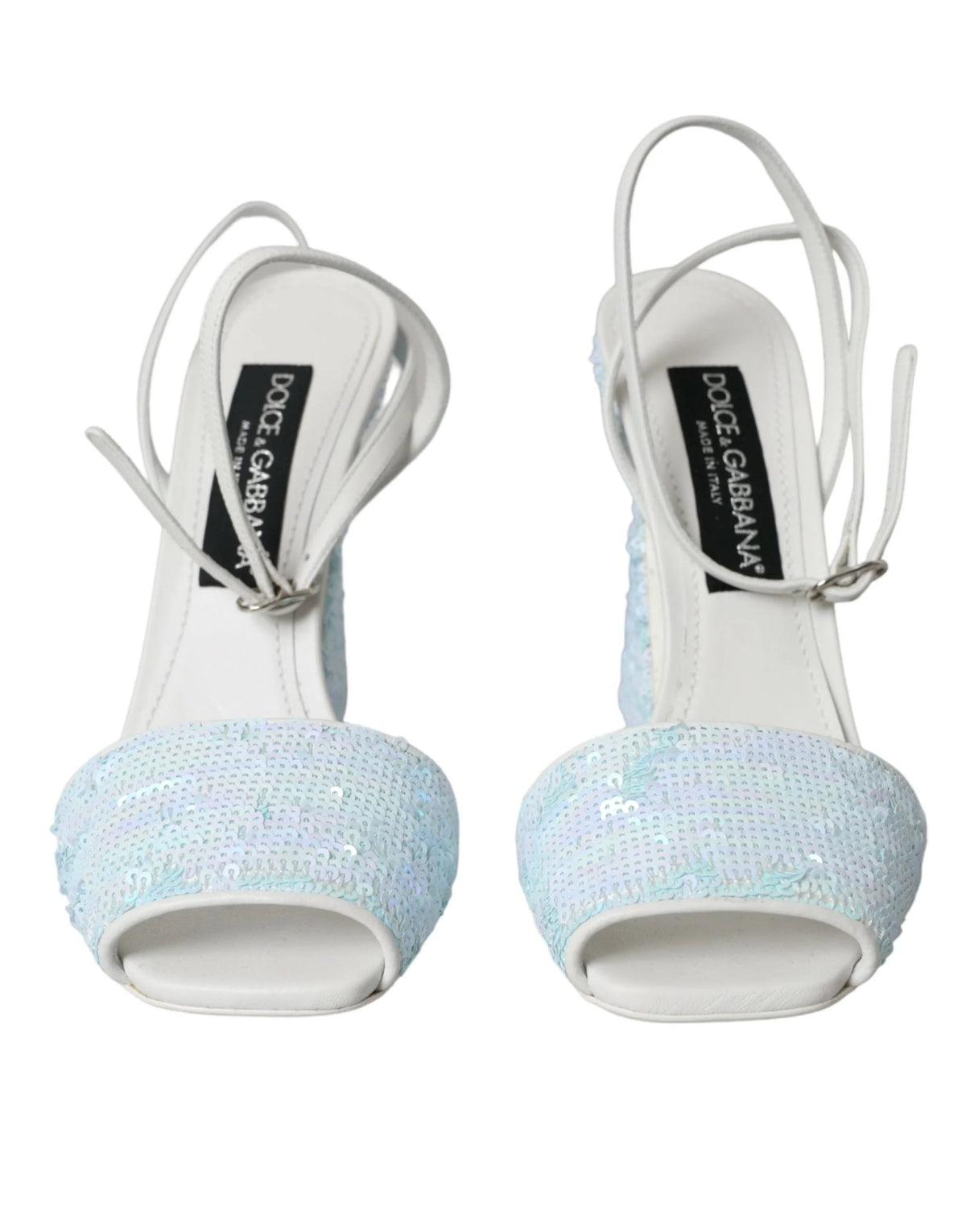Dolce & Gabbana Világos Kék Gyöngyházas Szandál - EU39/US8.5