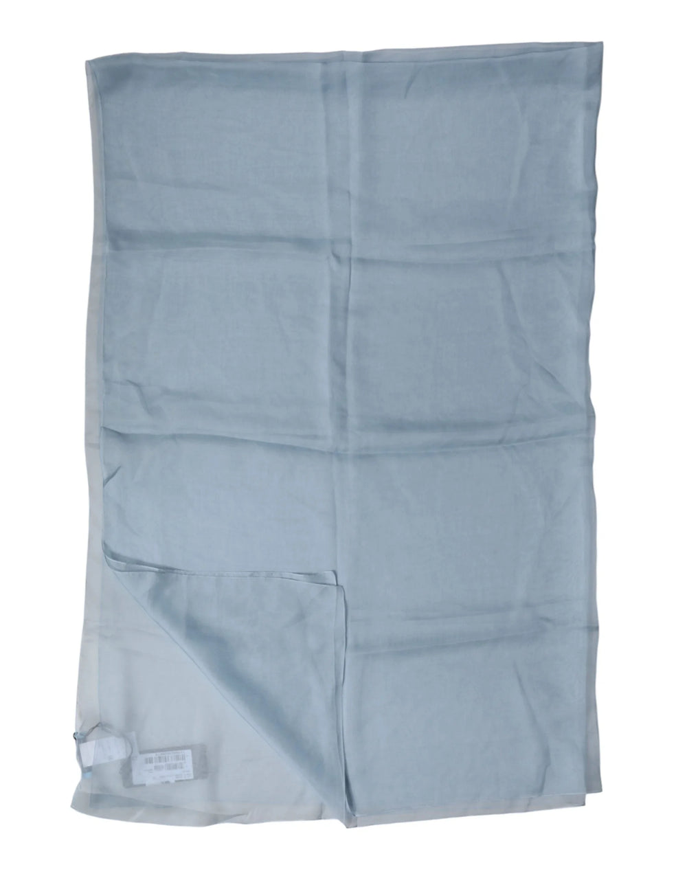 Dolce & Gabbana Light Blue Silk Stole Neck Wrap Shawl 200cm x 130cm Scarf