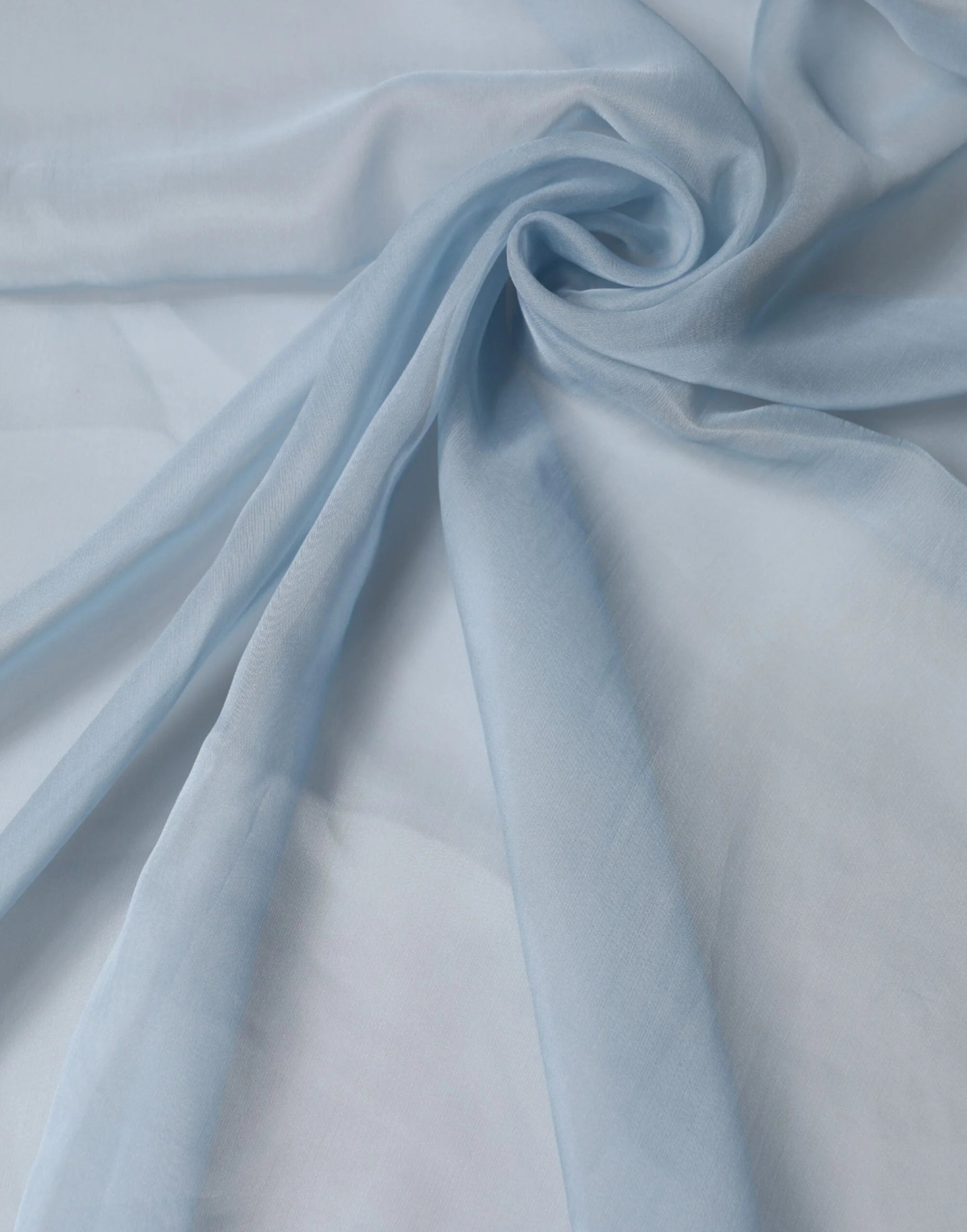 Dolce & Gabbana Light Blue Silk Stole Neck Wrap Shawl 200cm x 130cm Scarf