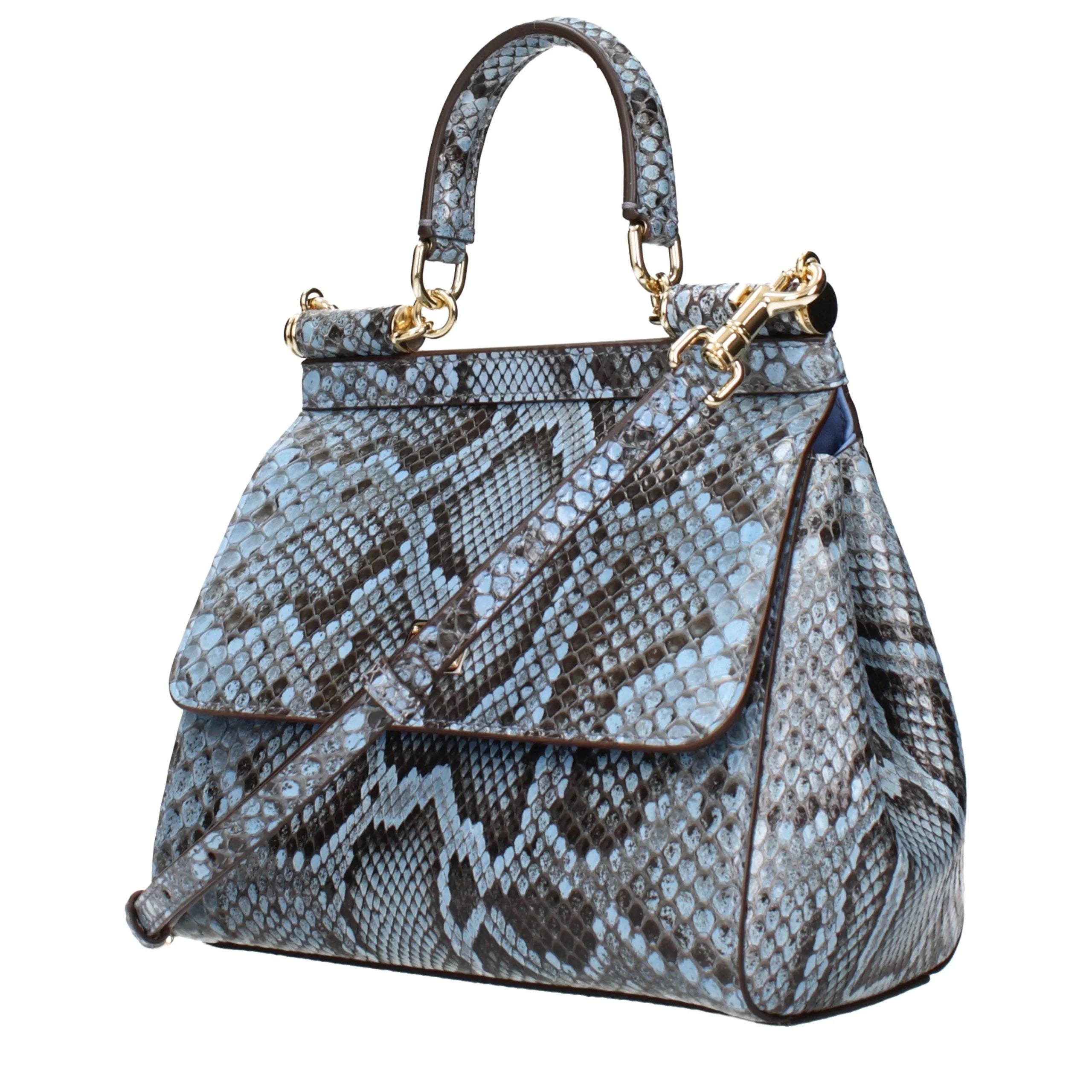 Dolce & Gabbana Light Blue Skin Handbag