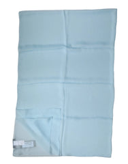 Dolce & Gabbana Light Blue Stole Silk Neck Wrap Shawl Scarf