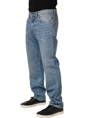 Dolce & Gabbana Light Blue Washed MidWaist Classic Denim Jeans - IT48 | M