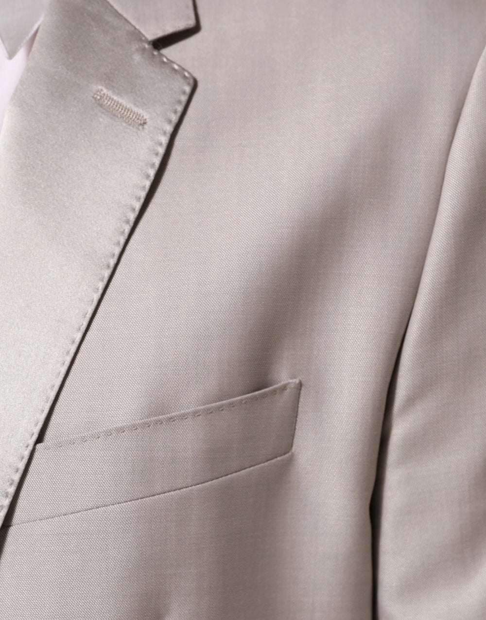 Dolce & Gabbana Light Gray Wool 2 Piece MARTINI Formal Suit - IT52 | XL - Tuxedos