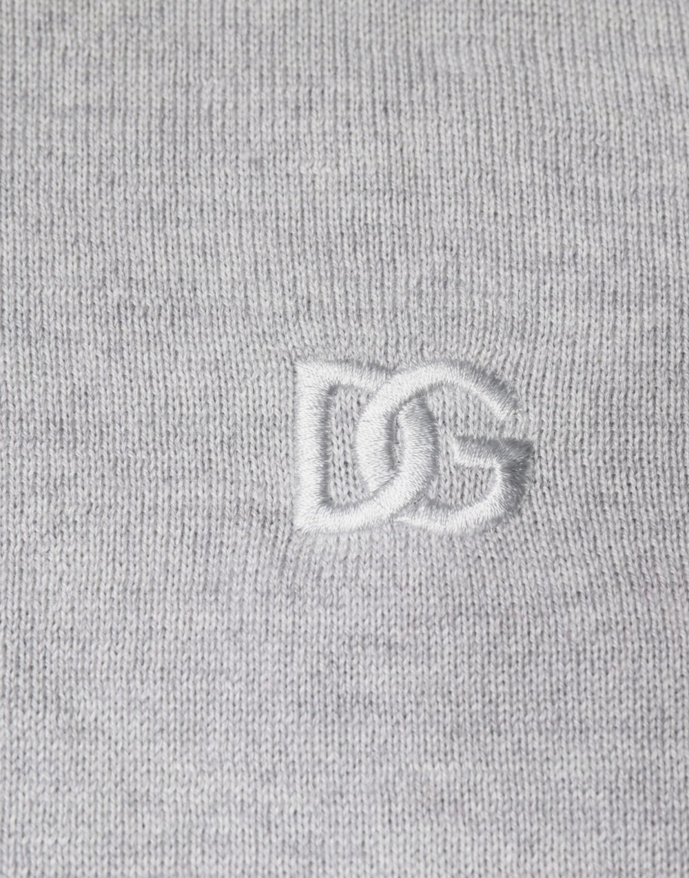 Dolce & Gabbana Light Gray Wool Crew Neck Pullover Sweater - IT50 | L - Sweaters
