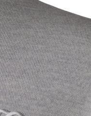 Dolce & Gabbana Light Gray Wool Crew Neck Pullover Sweater - IT50 | L - Sweaters