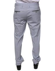 Dolce & Gabbana Light Gray Wool Formal Dress Pants - IT50 | L - Trousers