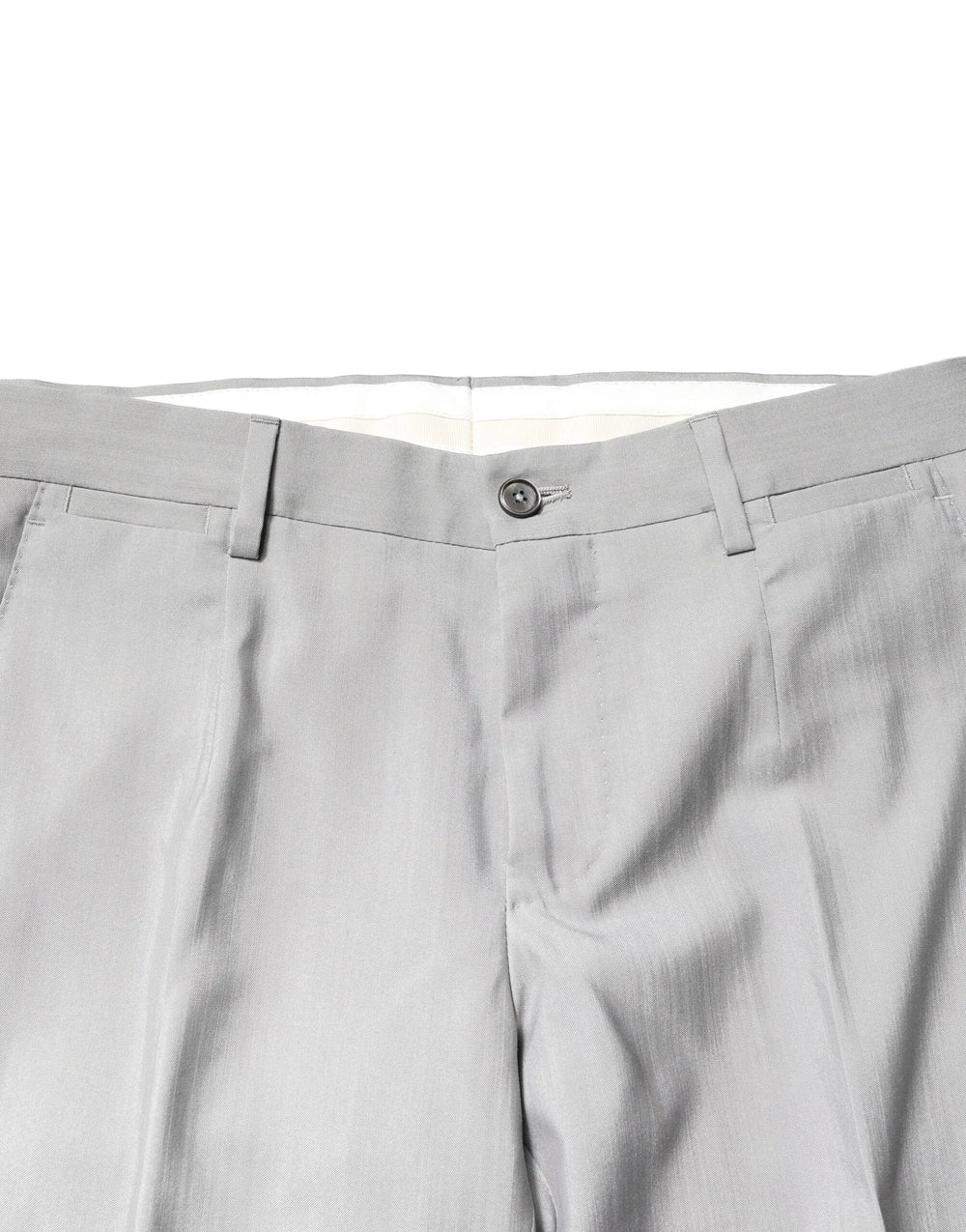 Dolce & Gabbana Light Gray Wool GOLD 2 Piece Formal Suit - IT44 | XS - Pant Suits