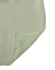 Dolce & Gabbana Light Green Silk Neck Wrap Stole 200cm x 134cm Scarf