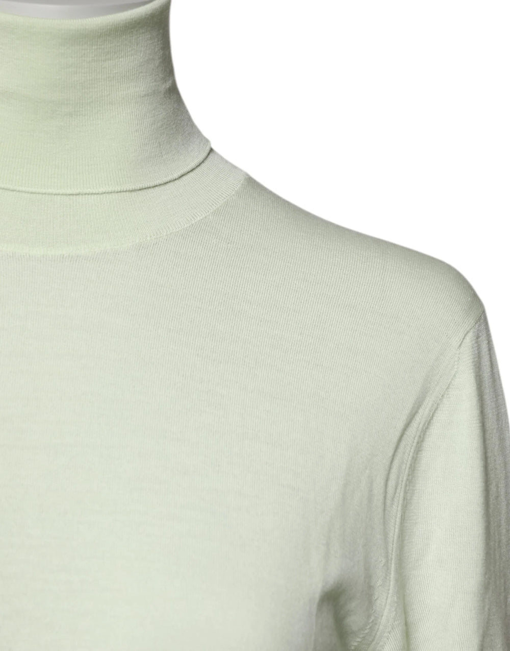 Dolce & Gabbana Light Green Wool Turtleneck Pullover Sweater - IT44 | XS - Sweaters