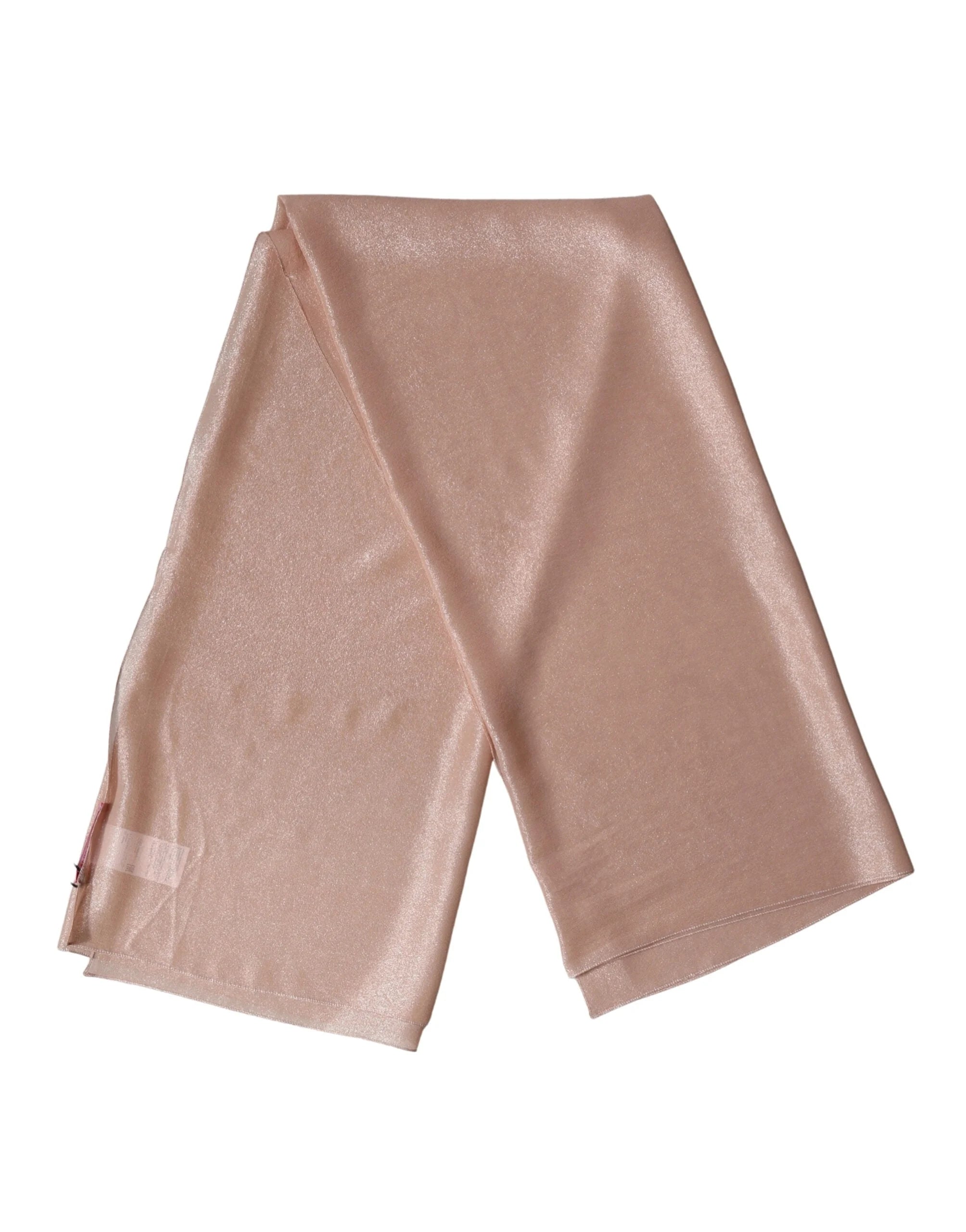 Dolce & Gabbana Light Pink Silk Foulard Wrap Shawl 119cm x 107.5cm Scarf