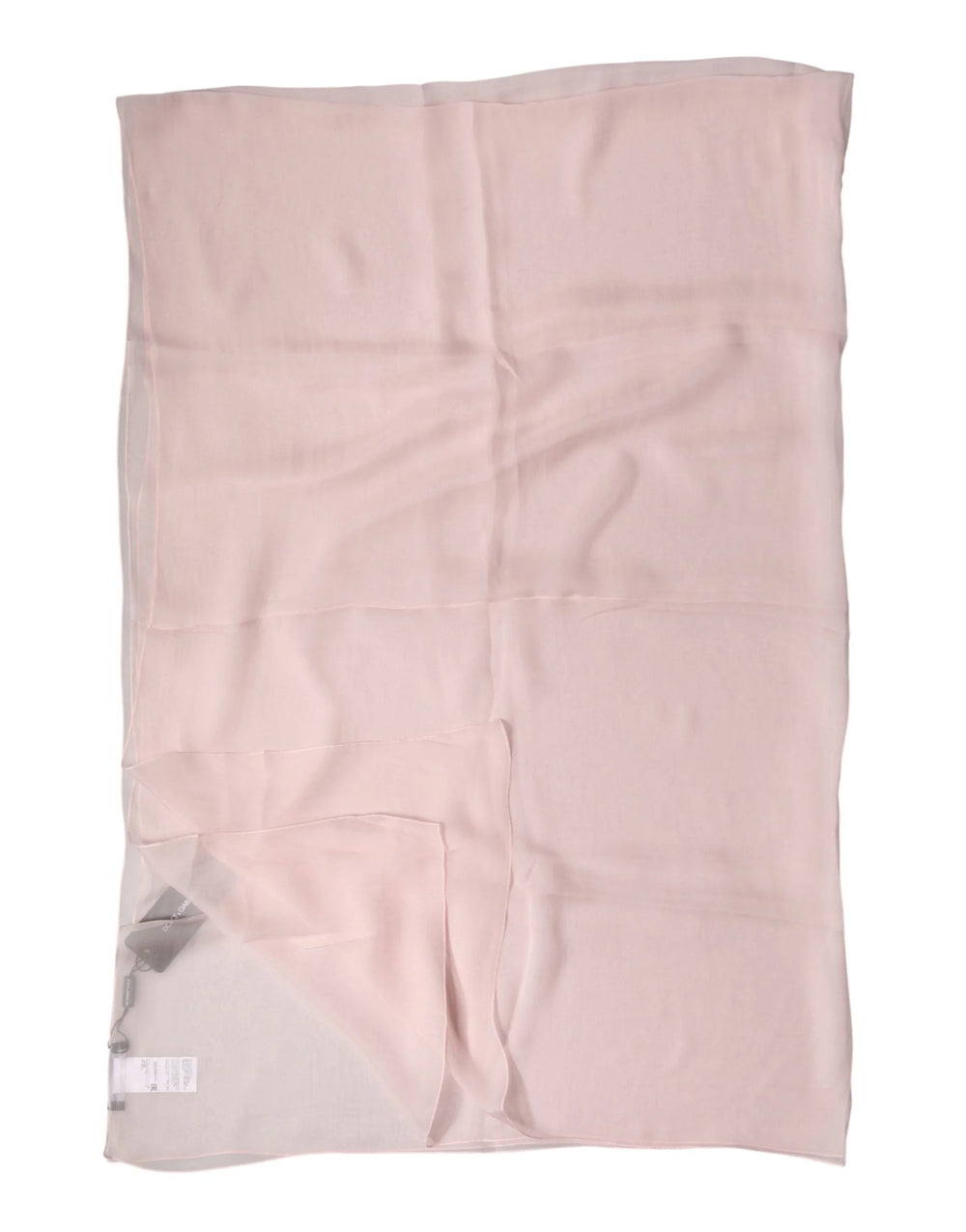 Dolce & Gabbana Light Pink Stole Silk Neck Wrap Shawl Scarf